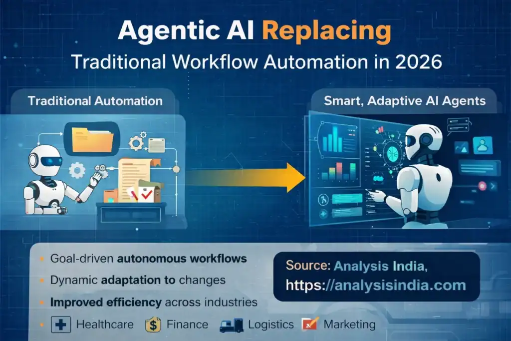 Agentic AI replacing traditional workflow automation in 2026