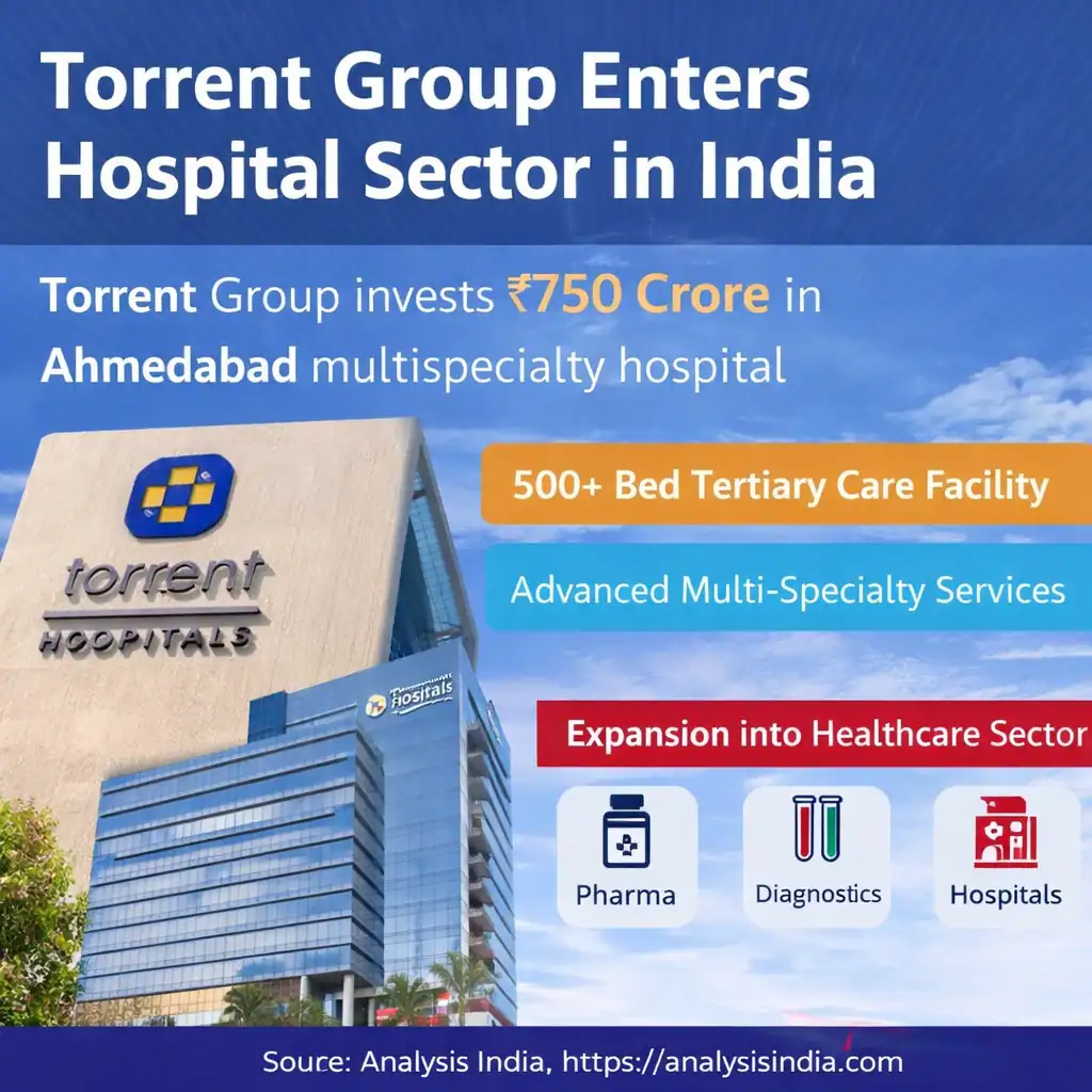Torrent Group enters hospital sector in India with Ahmedabad hospital project