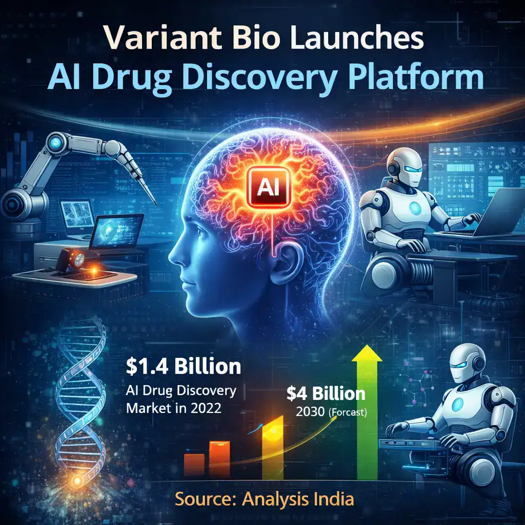 Variant Bio launches AI drug discovery platform using artificial intelligence and genomics to drive precision medicine and market growth