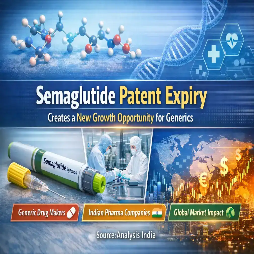 Semaglutide patent expiry creating new growth opportunity for generic drug makers and Indian pharma companies