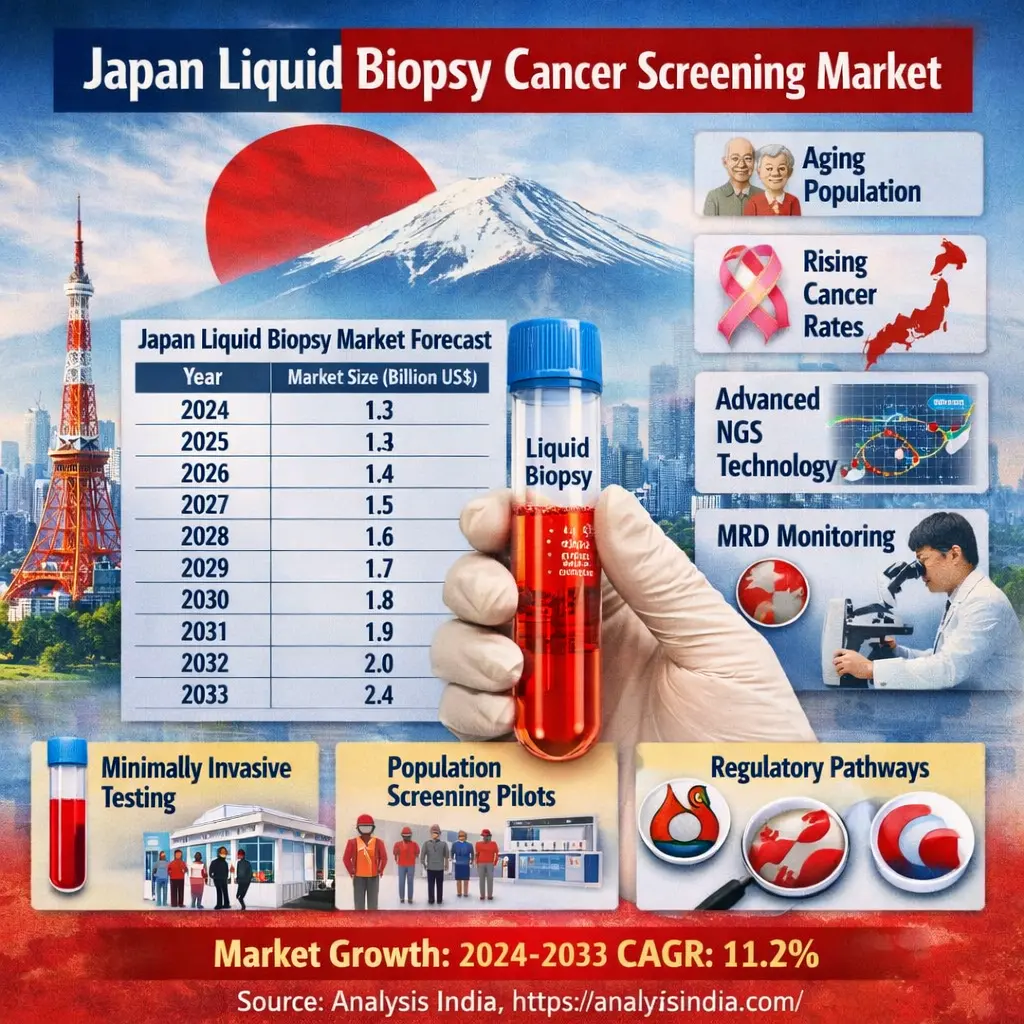 Japan Liquid Biopsy Cancer Screening Market Size Forecast 2024 2033 Growth Trends Analysis