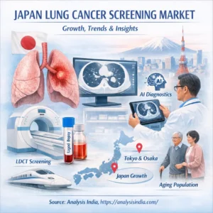 Japan lung cancer screening market growth trends CT scan and early detection technology