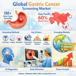 Global Gastric Cancer Screening Market trends growth AI diagnostics endoscopy and non invasive testing
