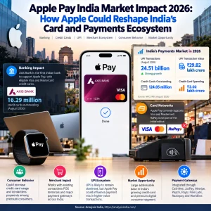 Apple Pay India Market Impact 2026 across banking, credit cards, UPI and merchants